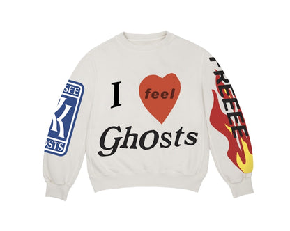 Kids See Ghosts FREEEE Crewneck Sweatshirt Ghost