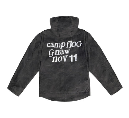 Kids See Ghosts KSG Washed Hooded Jacket Black