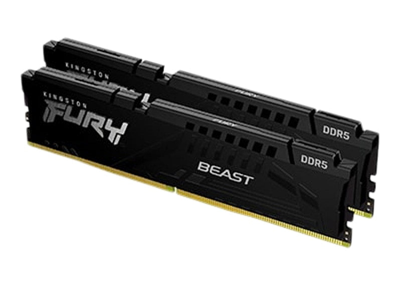 Kingston Fury Beast 32GB (2PK x 16GB) 4800MHz DDR5 Desktop Memory Single Module KF548C38BBK2-32