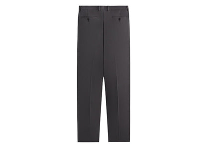 Kith 101 x Auralee Light Wool Max Gabardine Two-Tuck Slacks Gray Pinstripe