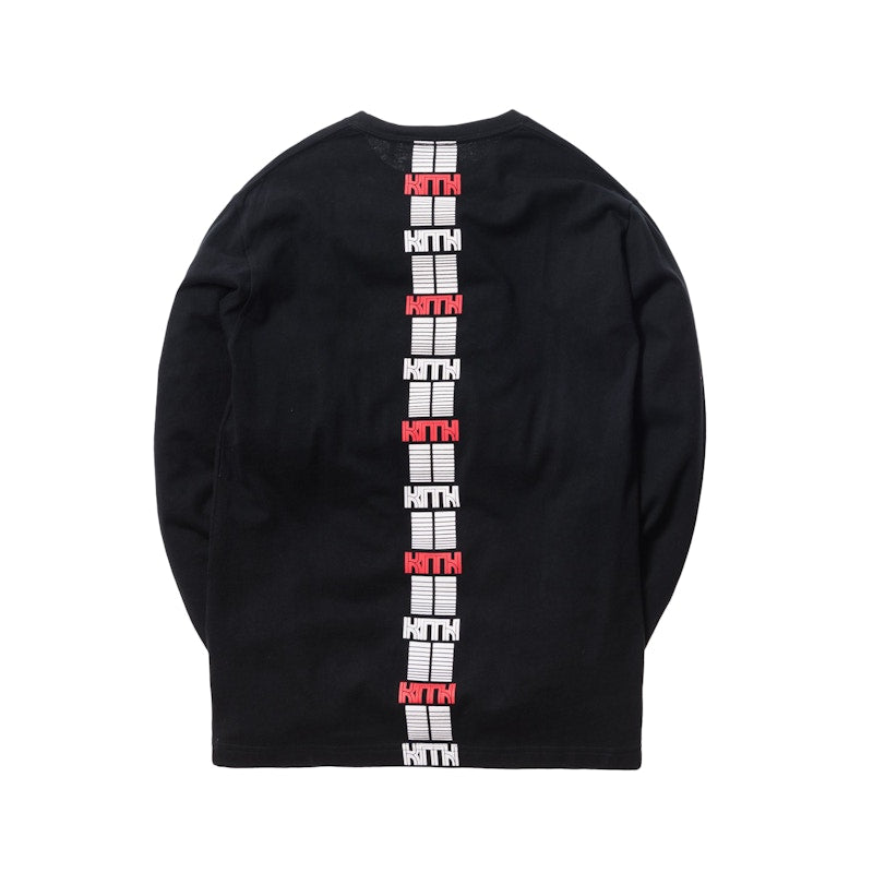 Kith 3-D Set L/S Tee Black