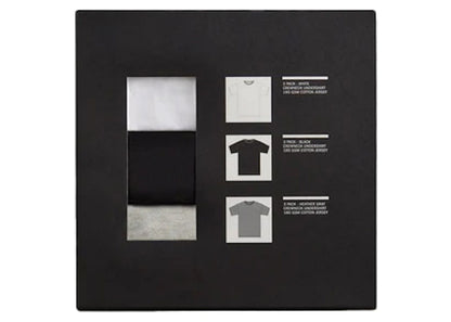 Kith 3 Pack Undershirt White/Heather Grey/Black