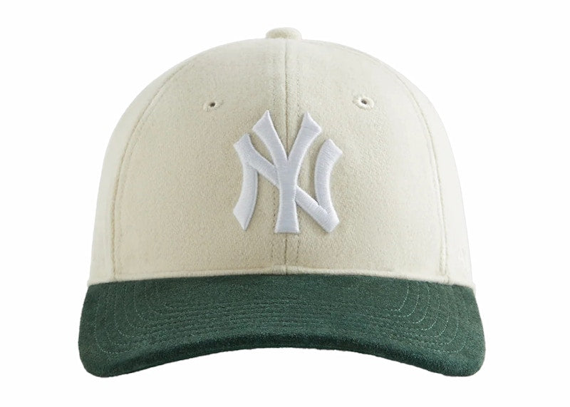 Kith & '47 for New York Yankees Unstructured Wool Fitted With Suede Brim Sandrift