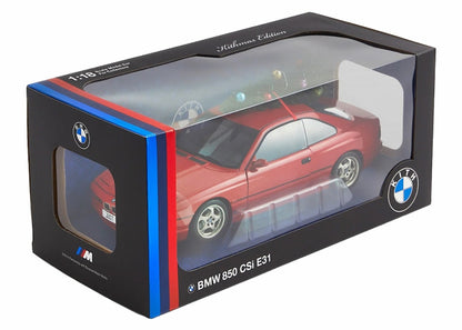 Kith 850 CSI E31 BMW Diecast Model Replica Red