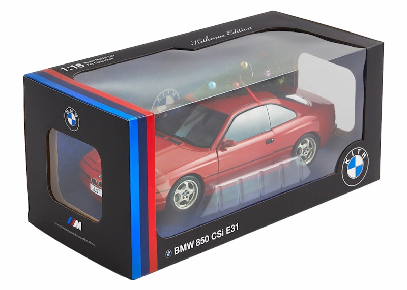 Kith 850 CSI E31 BMW Diecast Model Replica Red
