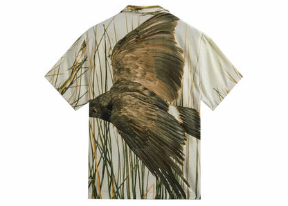Kith AMNH Birds Camp Collar Shirt White
