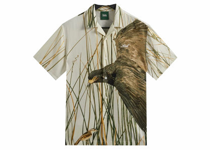 Kith AMNH Birds Camp Collar Shirt White