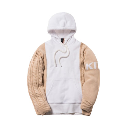 Kith Adam Combo Knit Pullover White/Beige