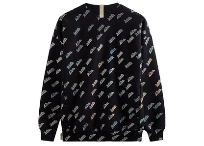 Kith Advisory Board Crystals Holographic Print Crewneck Black
