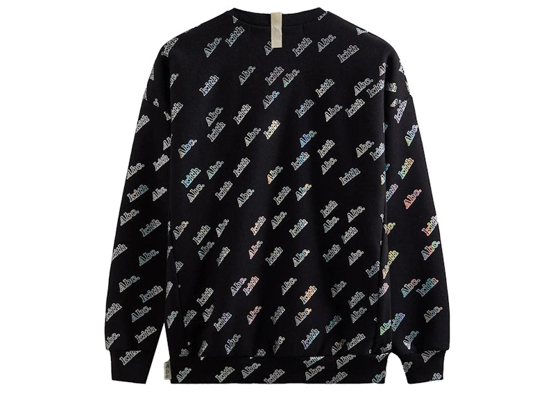 Kith Advisory Board Crystals Holographic Print Crewneck Black