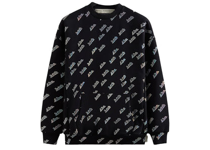 Kith Advisory Board Crystals Holographic Print Crewneck Black