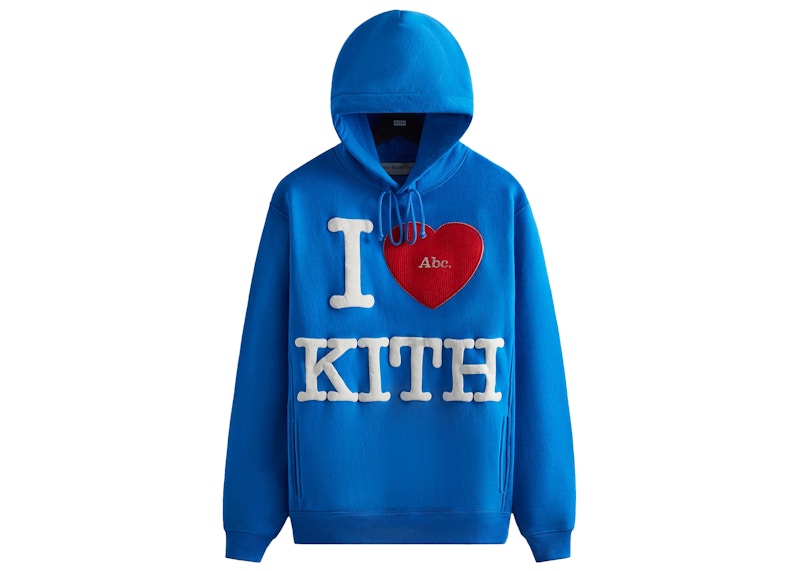 Kith Advisory Board Crystals I Love Kith Hoodie Blue