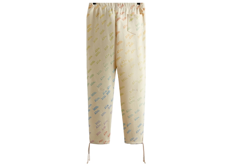 Kith Advisory Board Crystals Rainbow Print Sweatpant Cream