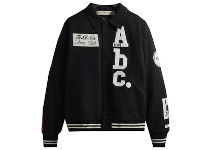 Kith Advisory Board Crystals Tribeca Arts Club Varsity Jacket Anthracite Black