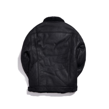 Kith Amherst Shearling Trucker Jacket (FW19) Black