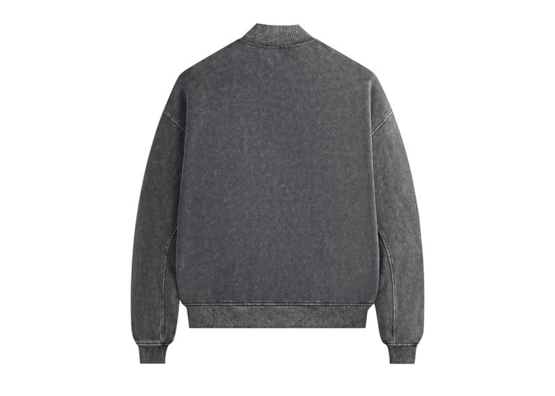 Kith Antique Wash Avery Bomber Jacket Black