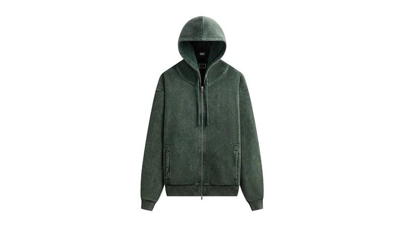Kith Antique Wash Full Zip Nelson Hoodie Stadium