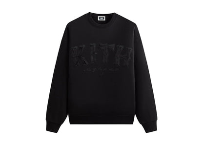 Kith Arched Logo Crewneck Black