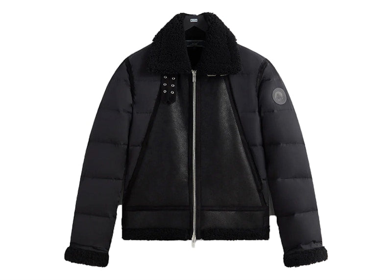 Kith Arden Shearling Combo Jacket Black