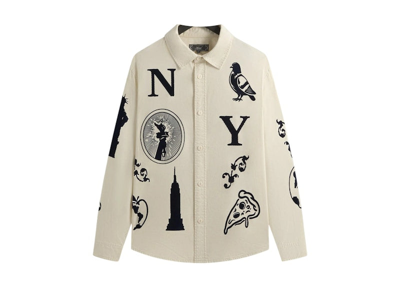 Kith Artisanal NY Graphic Apollo Shirt Sandrift