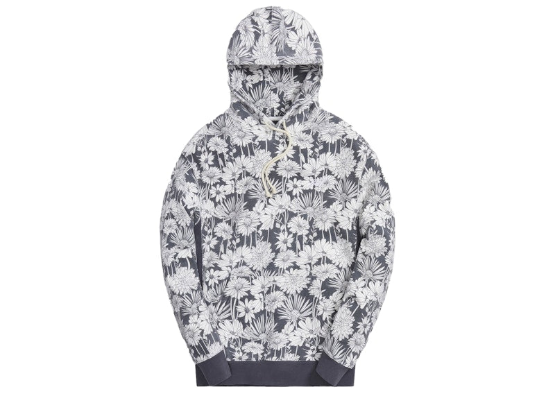 Kith Aster Floral Williams III Hoodie Black