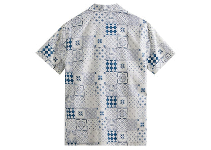 Kith Azulejo Tiles Thompson Camp Collar Shirt Sandrift