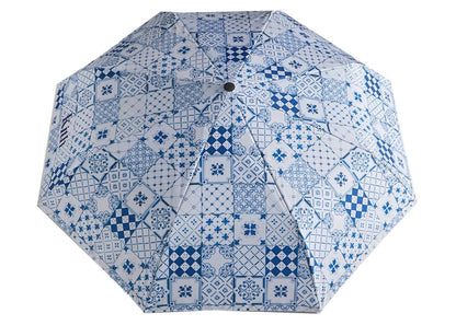 Kith Azulejo Tiles Umbrella Sandrift