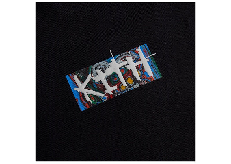 Kith B Robert Moore Classic Logo L/S Tee Black