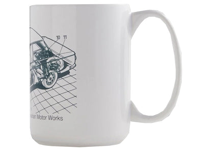 Kith BMW Car Sketch Mug White