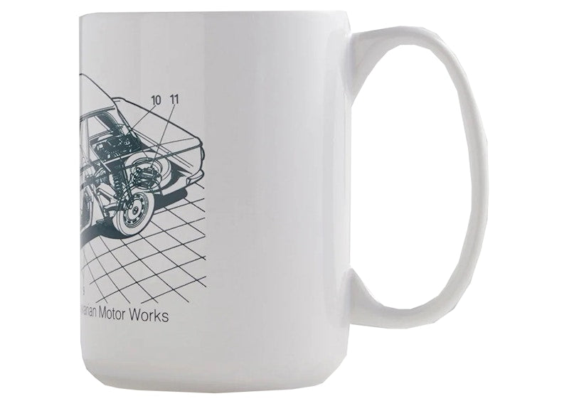 Kith BMW Car Sketch Mug White