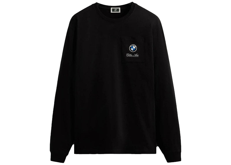 Kith BMW Elektro Auto Long Sleeve Pocket Tee Black