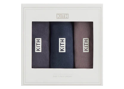 Kith Baby Onesie (3 Pack) Battleship