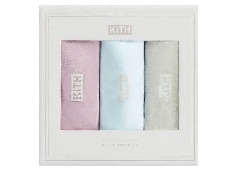 Kith Baby Onesie (3 Pack) Dusty Quartz