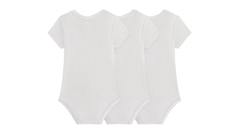 Kith Baby x Nike 3-Pack Bodysuit White