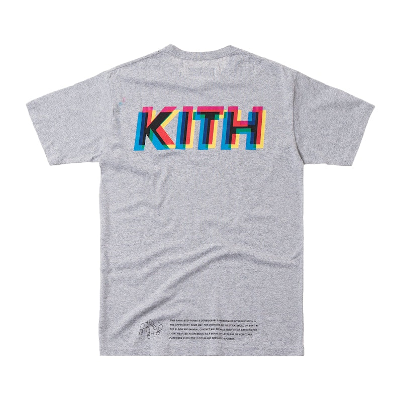 Kith Basic Step Tee Heather Grey