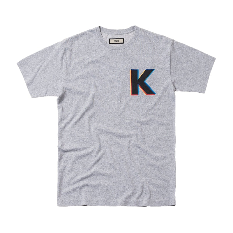Kith Basic Step Tee Heather Grey