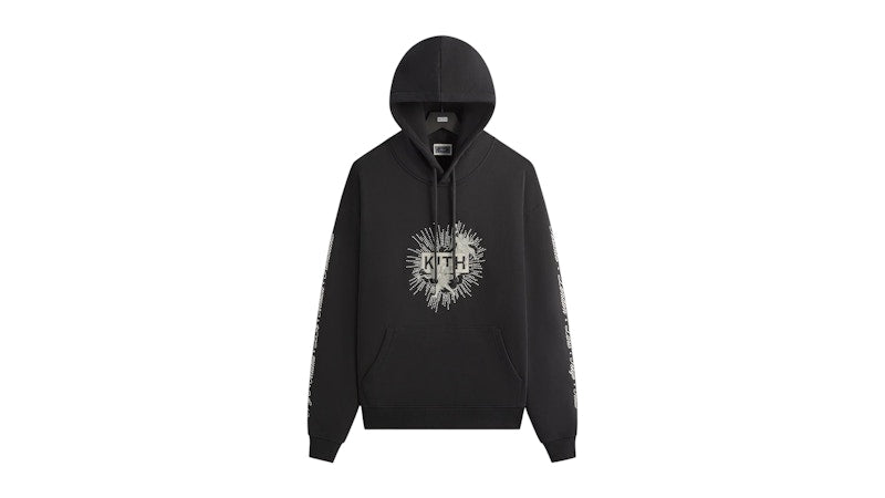 Kith Beaded Angel Nelson Hoodie Black