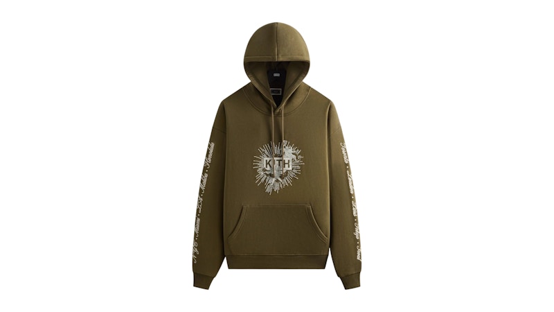 Kith Beaded Angel Nelson Hoodie Moss
