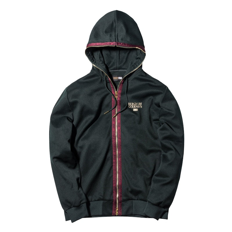 Kith Bergdorf Goodman Full Zip Hoodie Forest Green