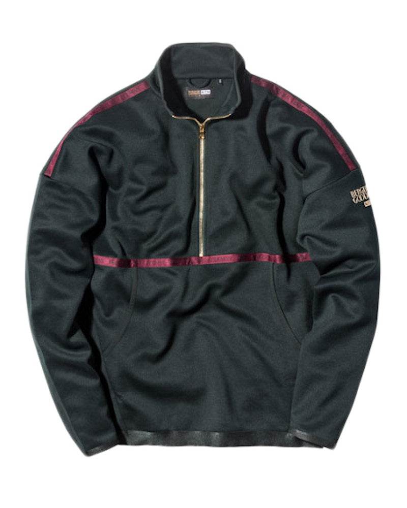 Kith Bergdorf Goodman Half Zip Pullover Forest Green