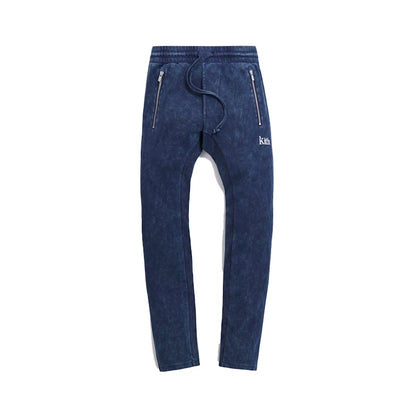 Kith Bleecker Crystal Wash Sweatpant Dark Navy