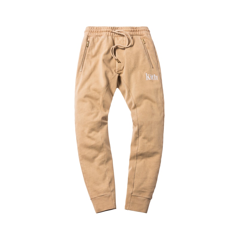 Kith Bleecker Sweatpants Sand
