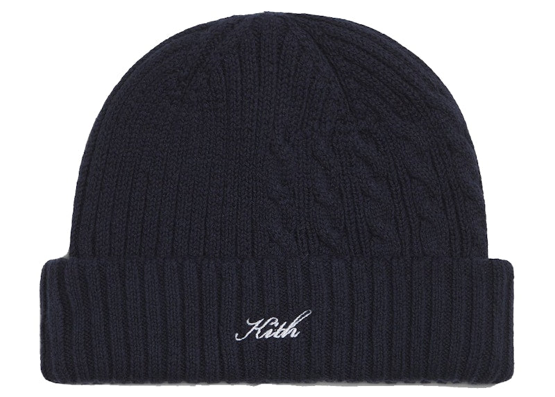Kith Blocked Cable Beanie Nocturnal