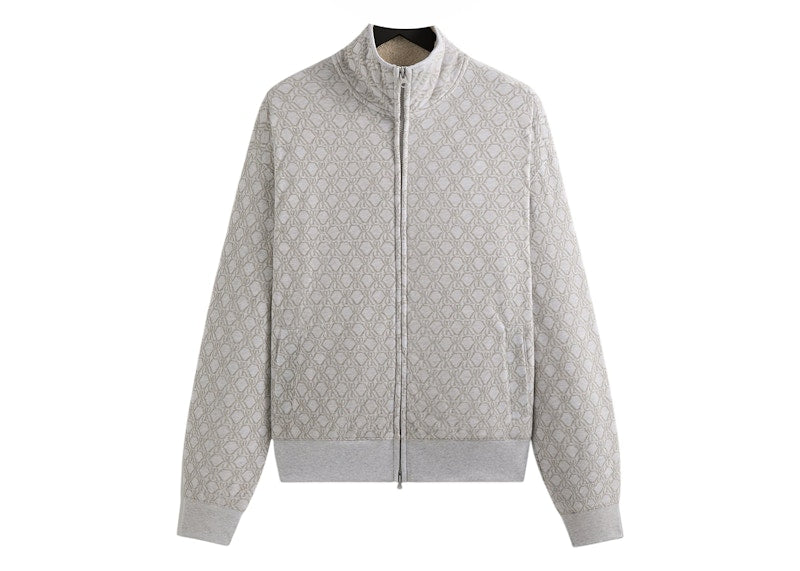 Kith Bonded Fleece Wyona Full Zip Light Heather Grey