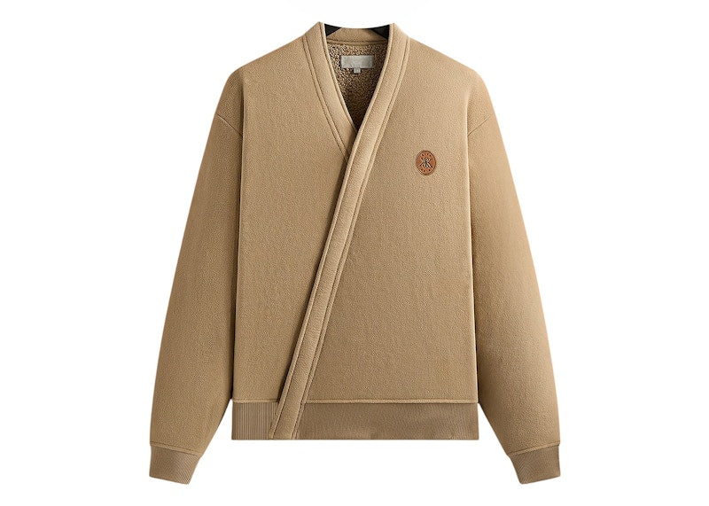 Kith Bonded Sherpa Strauss Cross Front Cardigan Canvas