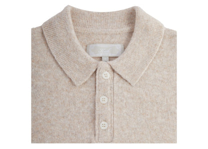 Kith Boucle Harmon Rugby Pullover Sweater Carabiner Heather