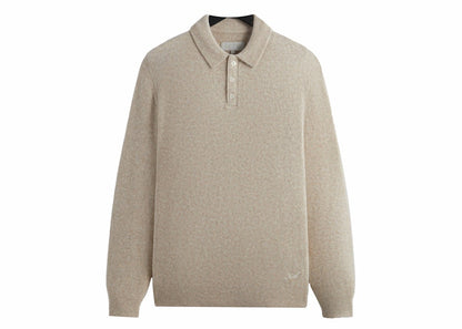 Kith Boucle Harmon Rugby Pullover Sweater Carabiner Heather