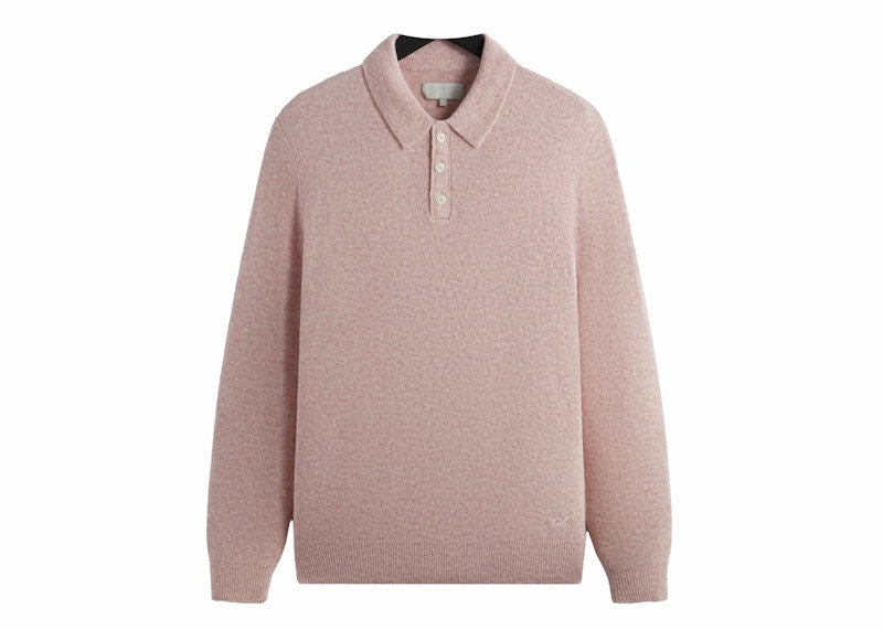 Kith Boucle Harmon Rugby Pullover Sweater French Pink
