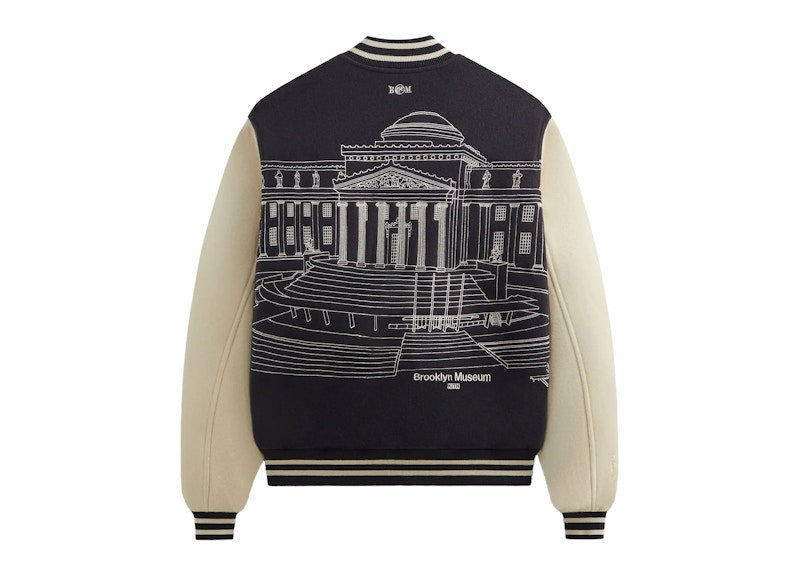 Kith Brooklyn Museum Wool Varsity Jacket Ink