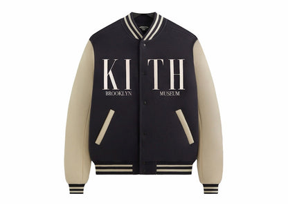 Kith Brooklyn Museum Wool Varsity Jacket Ink
